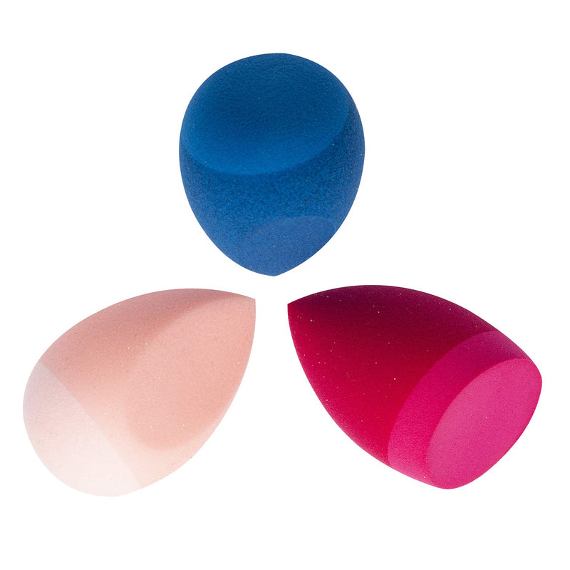 [Australia] - Alimei Premium Makeup Sponge Blender with Silicone skin (Set of 3),Dual-Use Design, No Wasted Makeup 