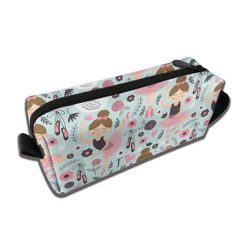 [Australia] - Adorable Ballet Girl Makeup Bag Adorable Travel Cosmetic Pouch Toiletry Organizer Case Gift for Women Adorable Ballet Girl 