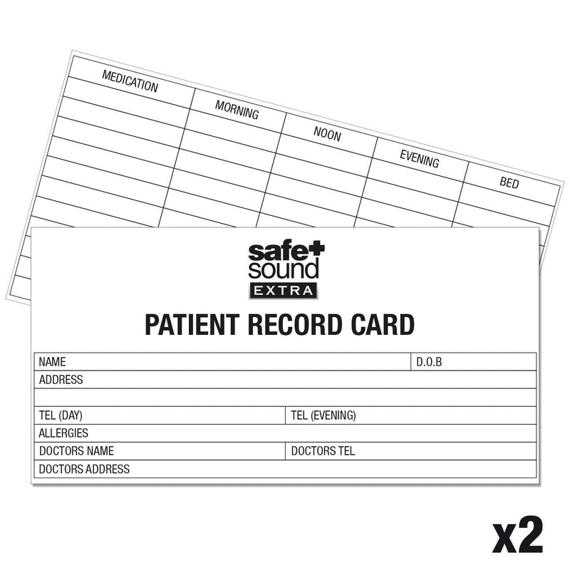 [Australia] - Safe and Sound 7 Day 14 Compartment AM and PM Push-button Pop-open Pill Box, Includes Two Patient Record Cards 