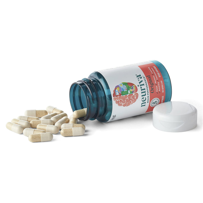 [Australia] - NEURIVA Original Capsules (30ct) Phosphatidylserine, Gluten Free, Decaffeinated - Supports Focus, Memory, Learning, Accuracy & Concentration (Pack of 1) 30 Count (Pack of 1) 