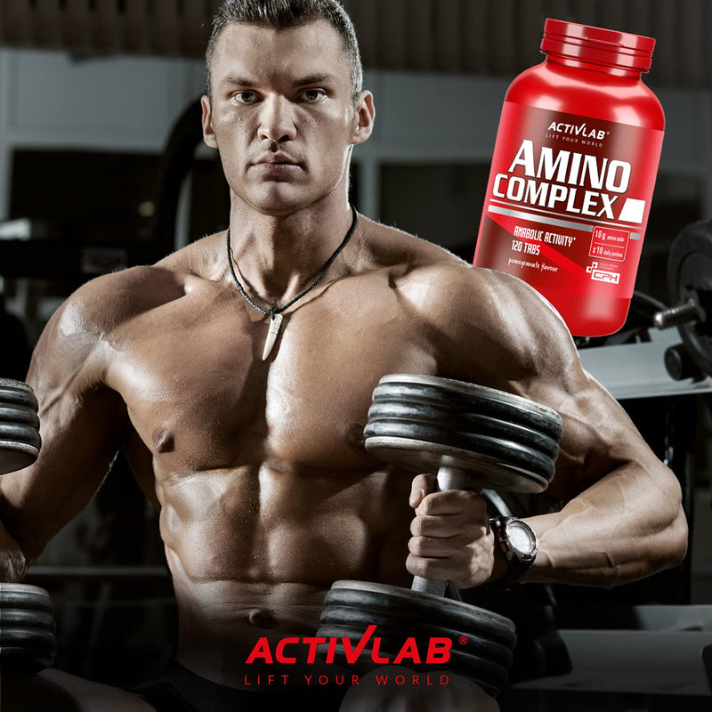 [Australia] - Activlab Amino Complex - 120 Tablets | Essential Aminoacids | BCAA | for Gym | Muscle Growth | It inhibits catabolism | Supports Anabolism | accelerates Regeneration 