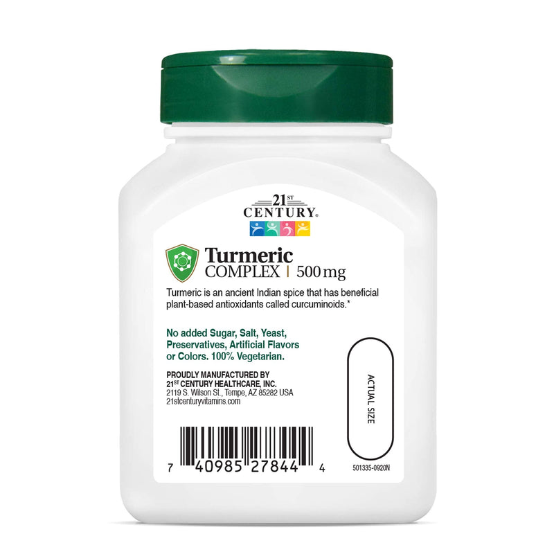 [Australia] - 21st Century Turmeric Complex Vegetarian Capsules, 60 Count 