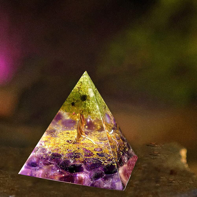 [Australia] - ycyingcheng Pyramid Ogan Crystal Energy Tower Nature Reiki Chakra Crushed Stone, Natural Pyramid Ogan Crystal Energy Tower Energy Healing Reiki Chakra Crushed Stone Jewelry Home Office, 6cm A 