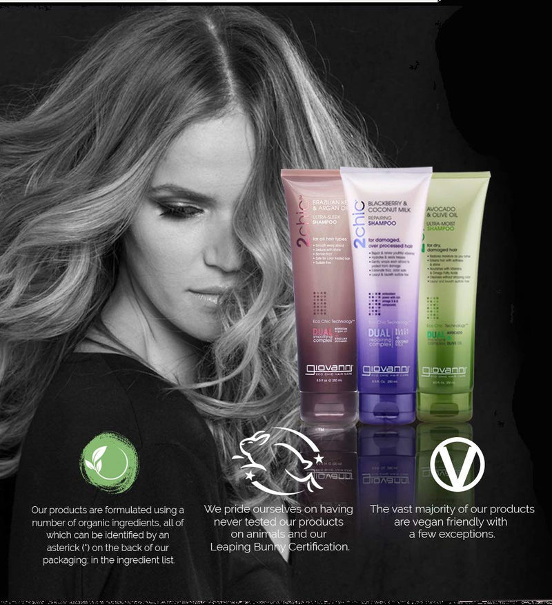 [Australia] - Giovanni Cosmetics 2chic Frizz Be Gone Leave-In Conditioner 166g 