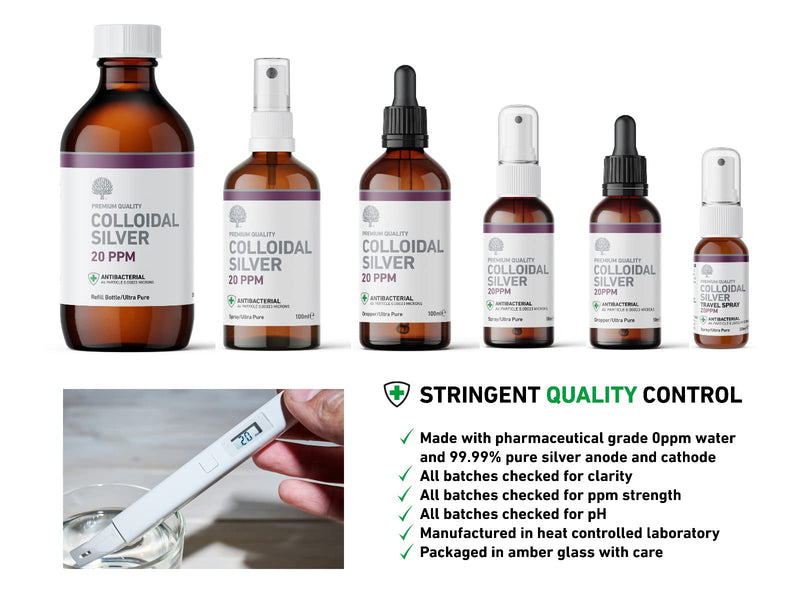 [Australia] - Nature's Greatest Secret Premium Quality Antibacterial 20ppm Colloidal Silver Spray 20ml 