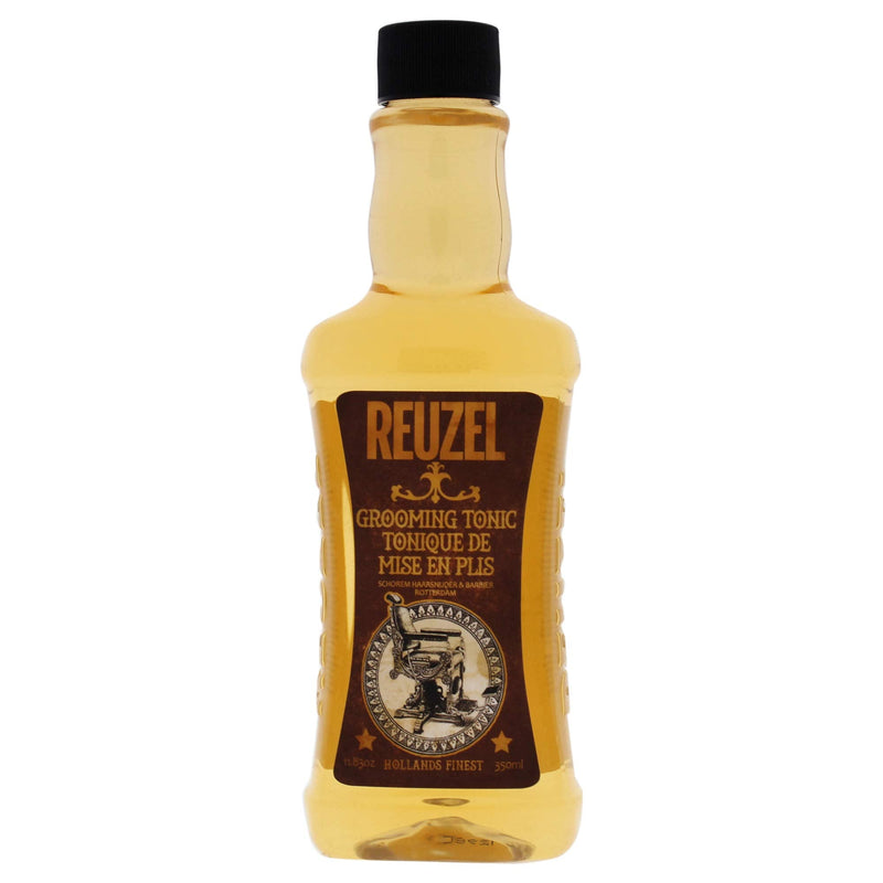 [Australia] - Reuzel Grooming Tonic - Pro Oil Treatment For Men With Organic And Natural Ingredients - Pure, Vegan Serum That Gives Hair Essential Strength And Moisture - Apple Peppermint Fragrance - 11.83 oz 