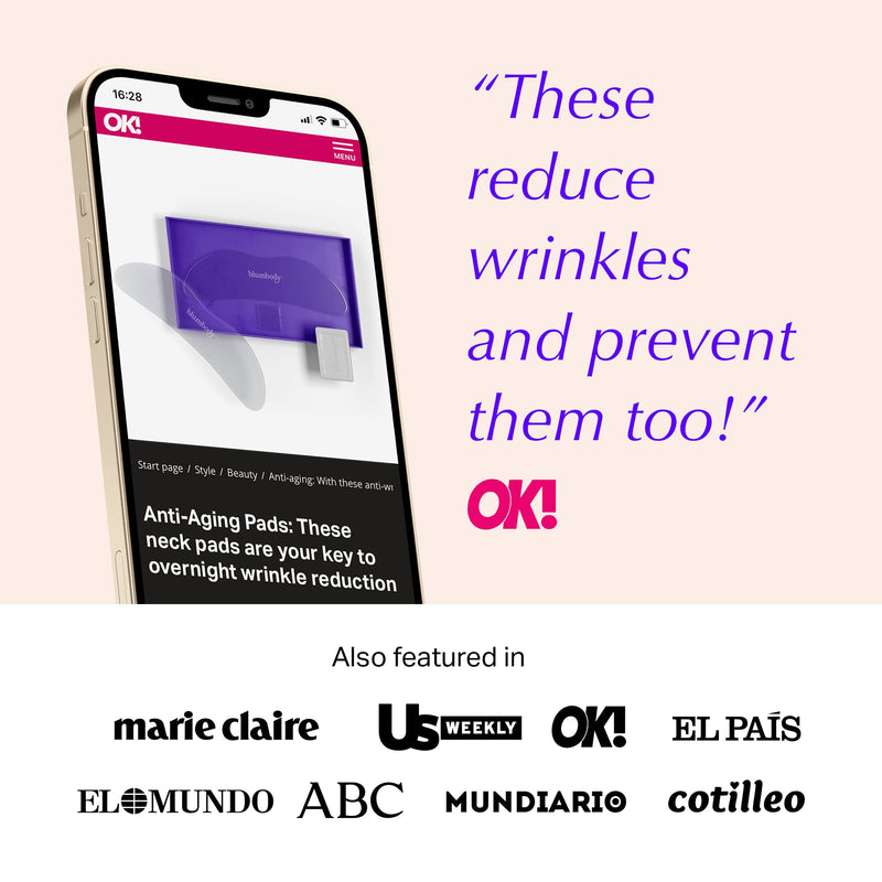 [Australia] - Neck Wrinkle Pads - Anti-Ageing Advanced Neck Firming & Skin Tightening Treatment - Skin-Safe Silicone Skincare Patches - Overnight Reusable Crepe Erase & Neck Lift (1-mo Supply) 2 Neck Pads | Best Seller for Neck Wrinkle Pads 
