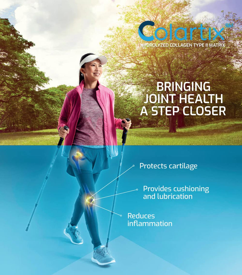 [Australia] - New: Colartix� Collagen - 120 Capsules - Joint Specific Type II Collagen from Cartilage - Hydrolysed Collagen Peptides & Glycosaminoglycans - Grass Fed - Zero Additives - Pullulan 