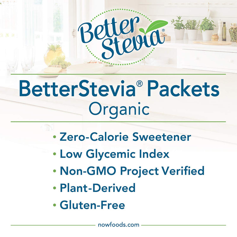 [Australia] - Now Better Stevia Organic Sweetener, 75 Count 