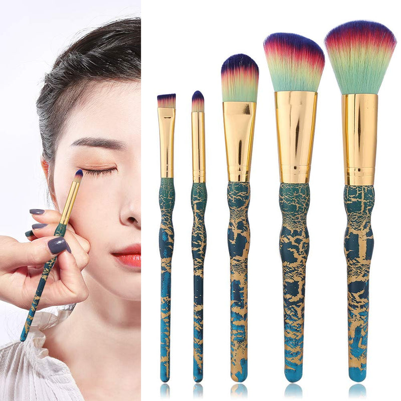 [Australia] - Makeup Brush Set with Premium Fiber, Eyebrow Foundation Concealer Eyeshadow Highlight Contour Facial Makeup Cosmetics Brushes Kit 