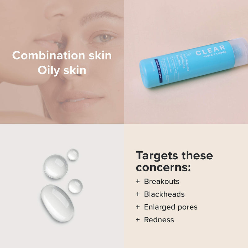 [Australia] - Paula's Choice Clear Extra Strength 2% BHA Exfoliant - Liquid Exfoliator Fights Breakouts, Blackheads & Enlarged Pores - with Salicylic Acid - Combination to Oily Skin - 118 ml 
