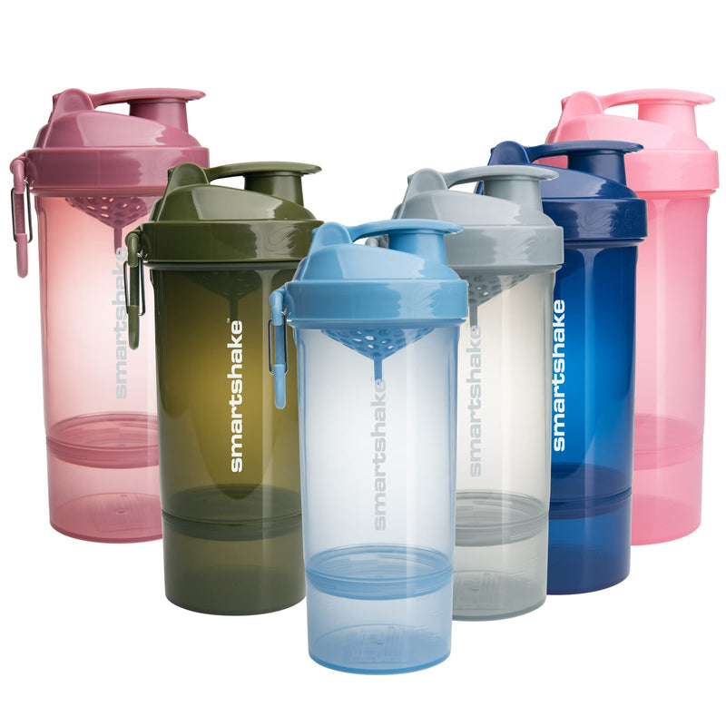 [Australia] - Smartshake Original2Go One Protein Shaker Bottle With Storage – 800ml BPA Free Large Gym Shake Bottles for Women Leakproof Water Bottle for Protein Shakes (Army Green) Army Green 