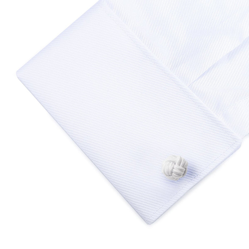 [Australia] - HONEY BEAR Silk Knot Fabric Cufflinks 5 Pairs Set for Mens Shirt Gift round 8 without box 