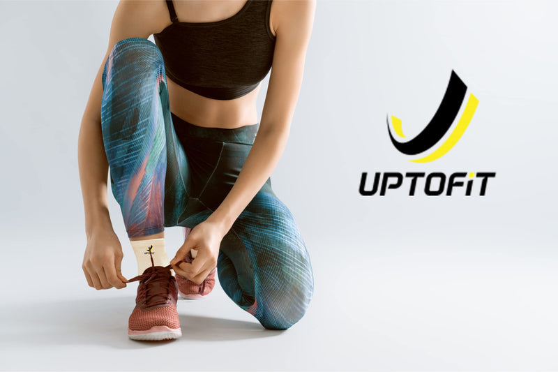 [Australia] - UptoFit Copper Ankle Compression Sleeve for Women Lightweight Breathable Brace for Foot and Ankle Support in Plantar Fasciitis, Achilles Tendon & Tendonitis (Medium - 1 Piece) Medium 