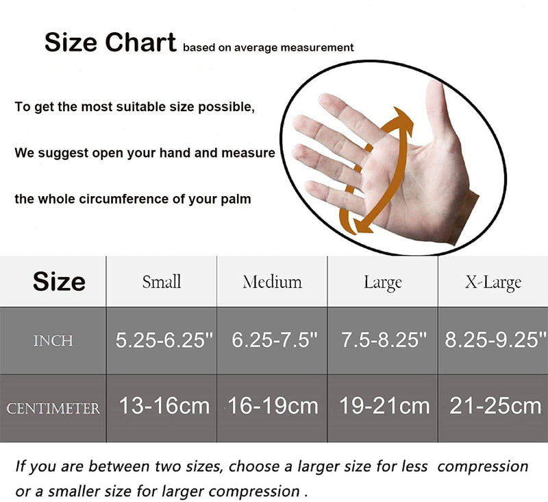 [Australia] - Copper Arthritis Compression Gloves Women Men Relieve Hand Pain Swelling and Carpal Tunnel Fingerless for Typing, Support for Joints, Medium Medium (1 Pair) Black 