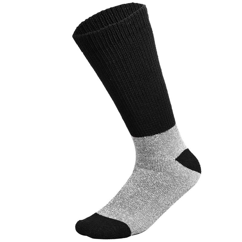 [Australia] - Doctor Recommend Thermal Diabetic Socks Keep Foot Warm Non-Binding Crew Socks For Men Women 3, 6 or 12-Pack 9-11 6 Pairs Assorted (Black, Grey, Navy) 