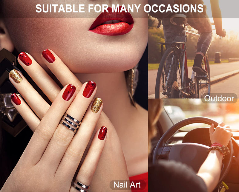 [Australia] - Nail Gloves UV Shield Gloves Fingerless Gloves Nail Art Dryer Tool Prevent Hand Sunburn for Manicure Gel Drying 3 Pairs 
