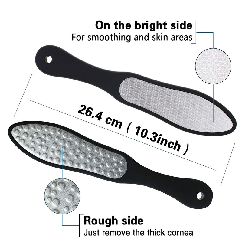 [Australia] - Foot File, Callus Remover Surgical Steel Dual-Sided Foot Rasp Pedicure for Feet Care Hard Skin Remove 
