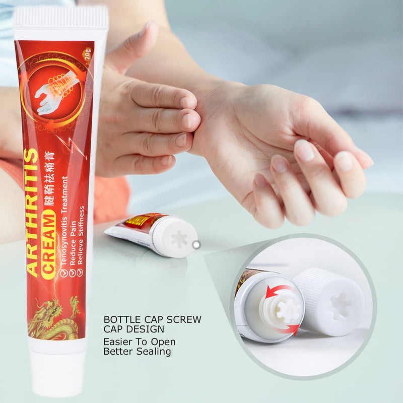 [Australia] - Arthritis Pain Gel, Muscle Pain Relieving Cream, Pain Relieving Cream, Soothing Ointment for Fingers Wrist Knuckles, for Muscles, Neck, Back, Joints and Knees 