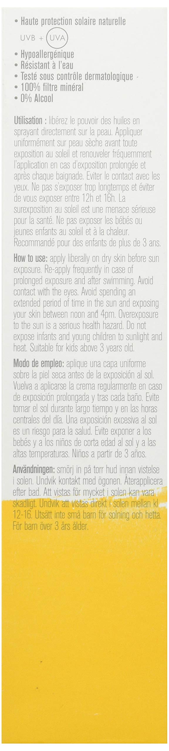 [Australia] - BIOREGENA - BIO Sun Cream Protection Factor 50, Clear, Sensitive Skin, Children Over 3 Years, Spray 90ml 