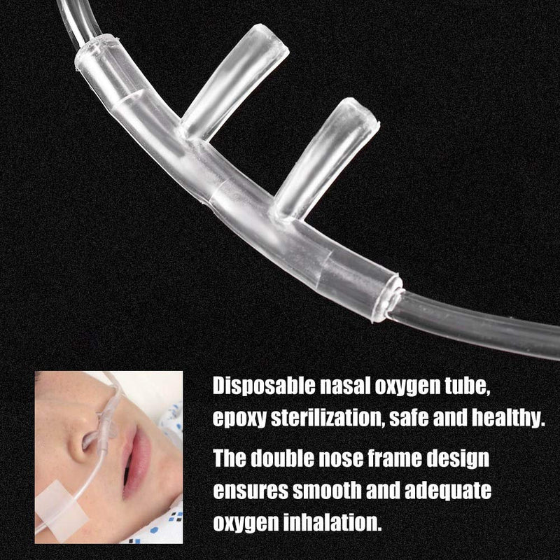 [Australia] - Nasal Cannula, Household Universal Double Hole Soft Nasal Cannula Disposable Nasal Oxygen Tube For Connecting Various Oxygen Machine, Oxygen Terminal Equipment 4M 