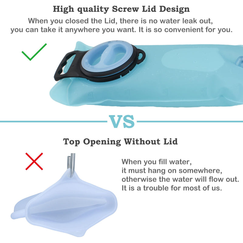 [Australia] - TopQuaFocus 2 Quart Enema Bag kit Portable Enema Bag for Men Women Colon Cleansing Organic Coffee Enemas 2L 