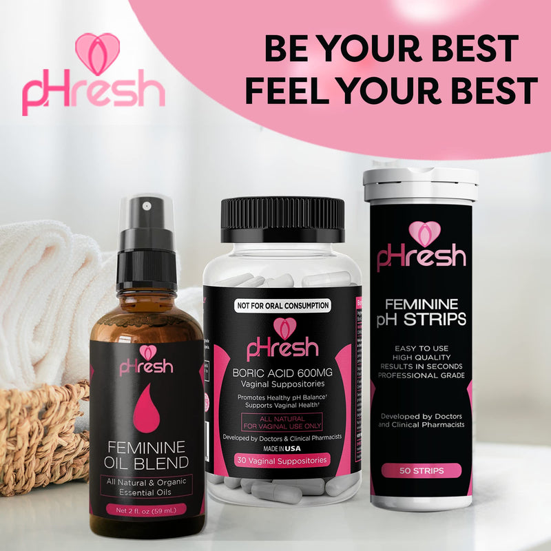 [Australia] - pHresh Feminine Spray - 100% All Natural Yoni Oil for Women - Supports Vaginal Odor, Itch, & Irritation - Promotes Healing & Soothing - With Tea Tree, Lemongrass, Orange Essential Oils - 2 oz 