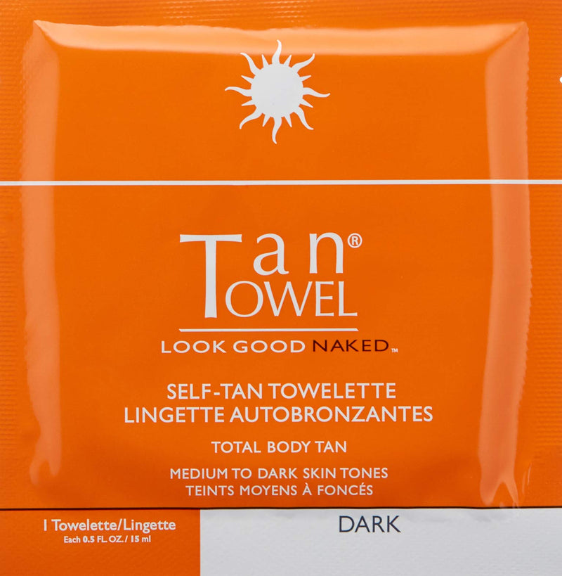 [Australia] - Tan Towel Total Body Tan Dark, 0.25 fl. oz. 