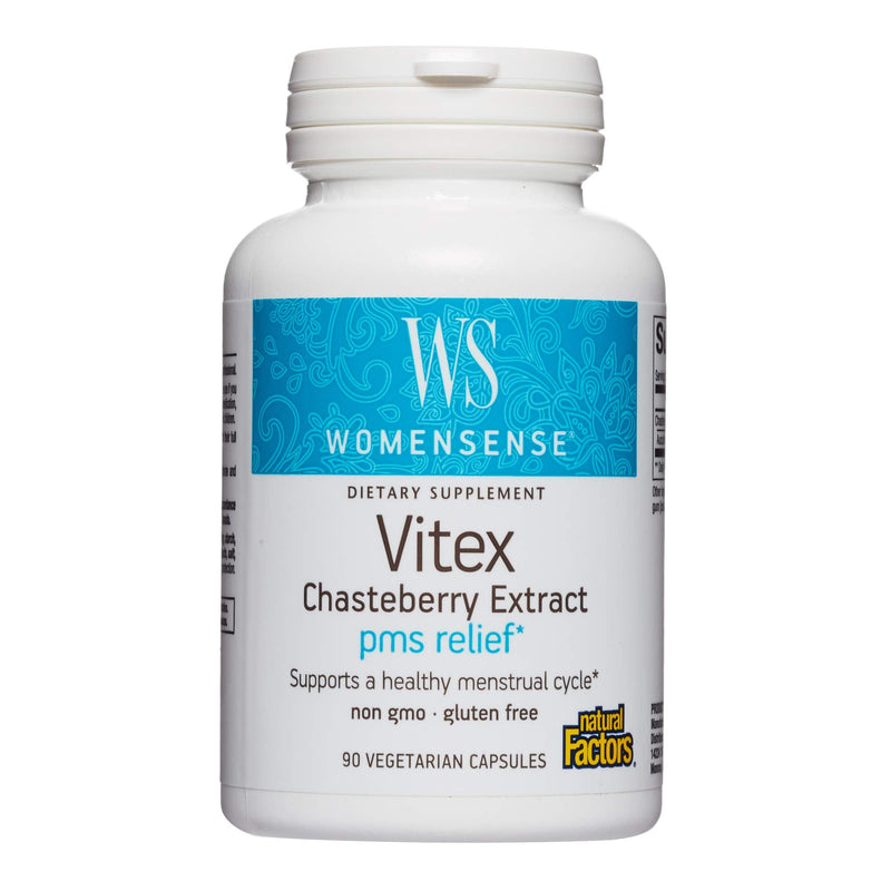 [Australia] - WomenSense by Natural Factors, Vitex Chasteberry Extract, Helps Sooth Symptoms of PMS and Menopause, 90 capsules (90 servings) 1 
