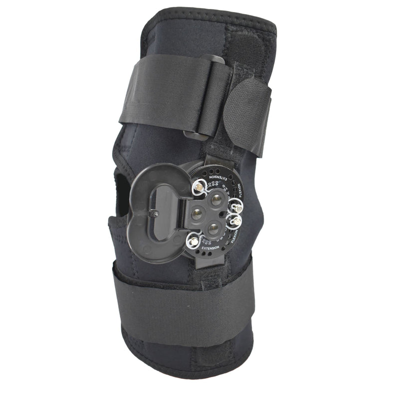 [Australia] - Plus Size Obesity External Deluxe Hinged Knee Brace for Knee Pain with Compression Knee Wrap for Overweight Men & Women Relief from Joint Pain from Meniscus Tears, Arthritis Pain by Brace Direct 2X-Large (Pack of 1) 