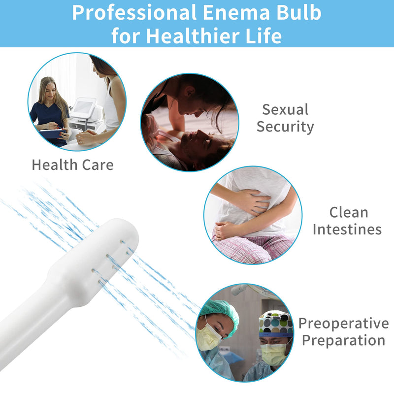 [Australia] - TopQuaFocus Electric Enema Kit for Men Women Colon Cleansing Energy Efficient Automatic Clear Enema Bucket Anal Douche Men Colonic Cleanser 1QT Auto Coffee Enema Bucket with 3.9FT Hose 