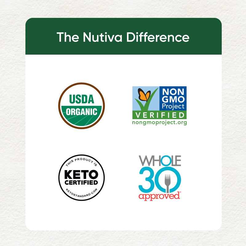 [Australia] - Nutiva Organic MCT Powder with Prebiotic Acacia Fiber, Classic, 10.6 Oz, USDA Organic, Non-GMO, Non-BPA, Vegan, Gluten-Free, Keto & Paleo, Instant Beverage or Boost to Coffee & Smoothies Unflavored 10.6 Ounce (Pack of 1) 