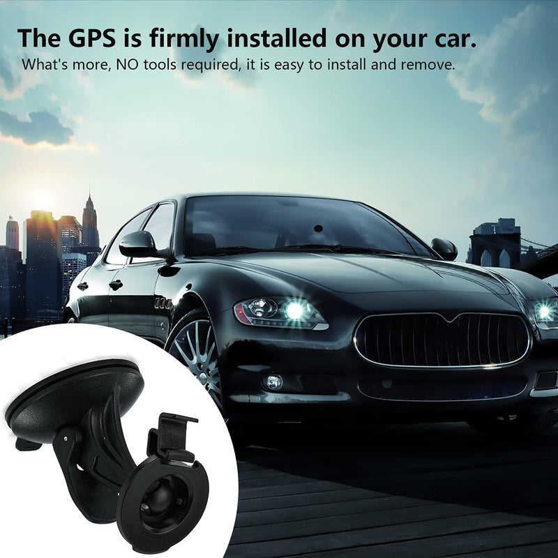 [Australia] - EKIND Car Windscreen Windshield Suction Cup Mount Holder Cradle Compatible for Garmin GPS Nuvi 52(Nuvi 42 42LM 44 44LM 52 52LM 54 55 65 2457LMT 2497LMT 2577LT 2597LM 2597LMT 2558LMTHD 2598LMTHD) Black 