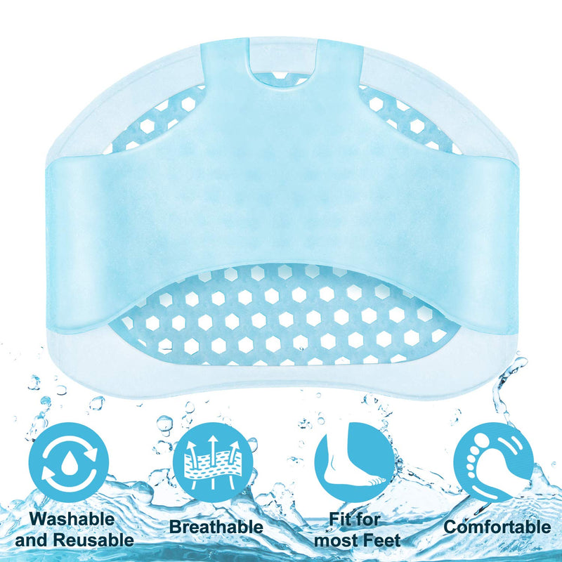 [Australia] - Bukihome Metatarsal Pads for Women and Men, Bukihome 8 PCS Ball of Foot Cushions, Gel Foot Pads, Mortons Neuroma Pads for Metatarsal Pain Relief (Blue) Blue 