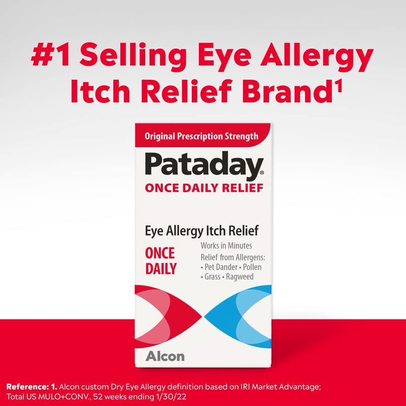 [Australia] - Pataday Once Daily Relief Allergy Eye Drops by Alcon, for Eye Allergy Itch Relief, 2.5 ml 