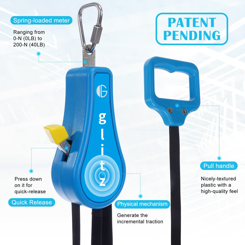 [Australia] - Cervical Neck Traction Device for Home Use, Portable Neck Stretcher Hammock Over Door for Neck Pain Relief, Neck Sling for Spine Decompression 