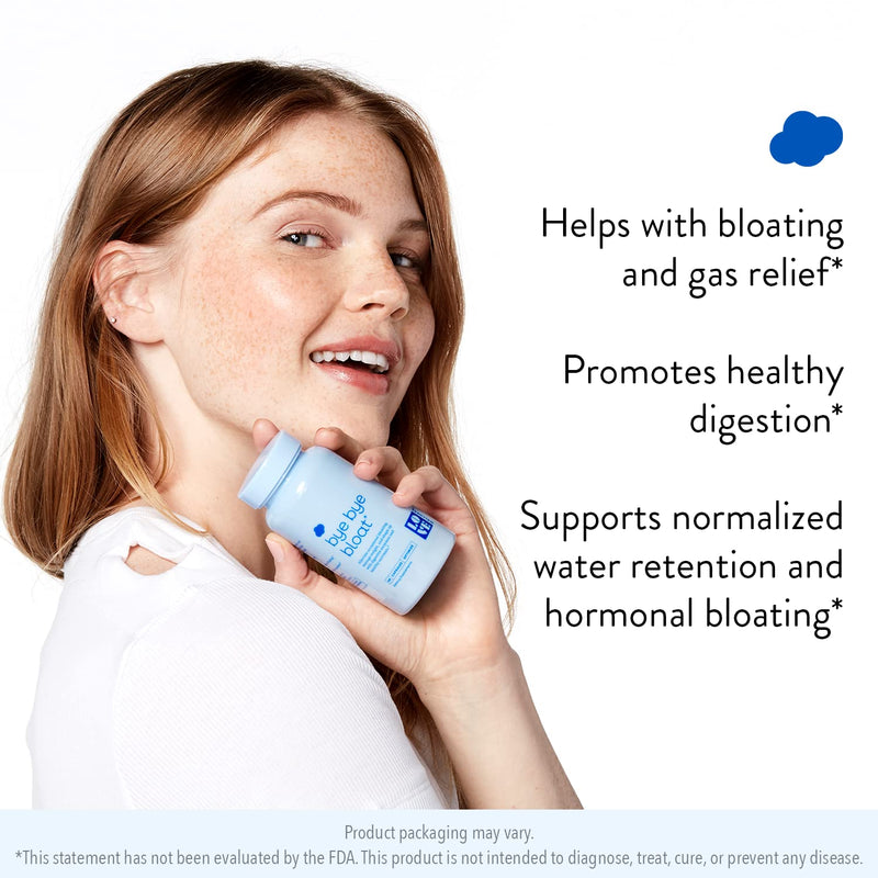 [Australia] - Love Wellness Bye Bye Bloat, Digestive Enzymes Supplement - 60 Capsules - Bloating & Gas Relief - Helps Reduce Water Retention & Overall Digestive Health - Safe & Effective With Fenugreek, & Dandelion 