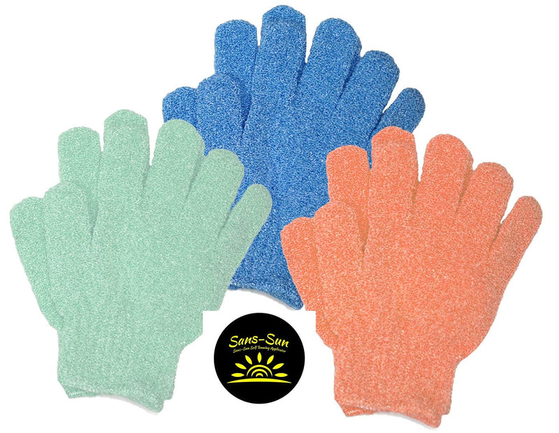 [Australia] - Tan Physics True Color Tanner 8 Ounces w/FREE Tanning Mitt and Exfoliation Gloves by Sans-Sun 