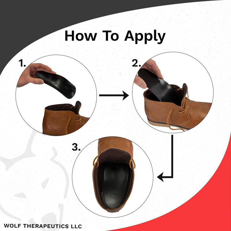 [Australia] - Dr. Wolf Arch Support Orthotic Inserts for Plantar Fasciitis -Unbreakable - 3/4 Length Shoe Insert - for Flat Feet, Foot, Arch and Heel Pain - Men's 11 Wide, Women's 12 Wide Wide - Men's 11 Women's 12 