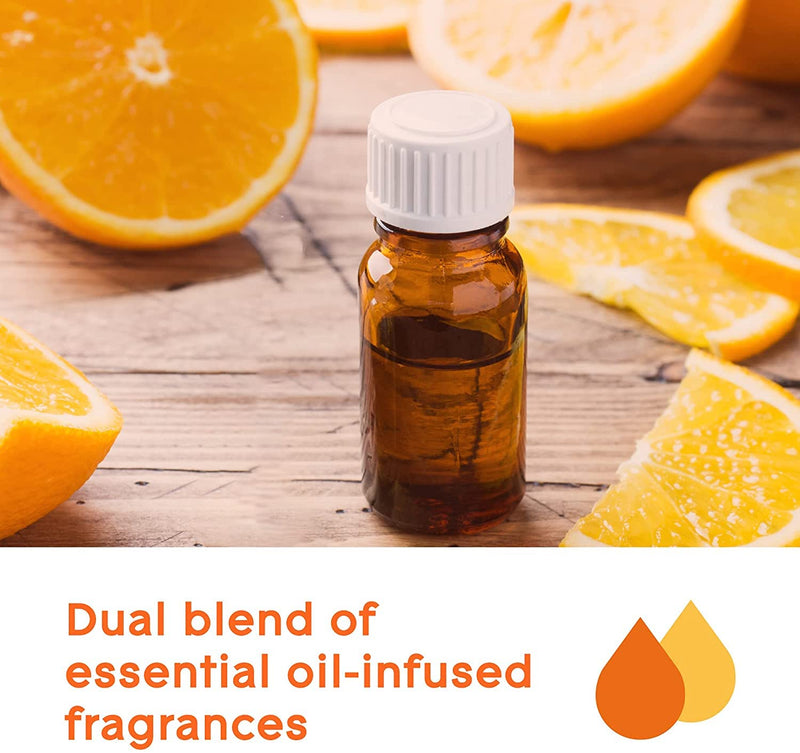 [Australia] - Glade Aromatherapy Reed Diffuser Gift Set, Home Décor Essential Oils Diffuser Uplifting Fragrance, Pure Happiness with Orange & Neroli Blossom, Pack of 2 (2 x 80 ml) 