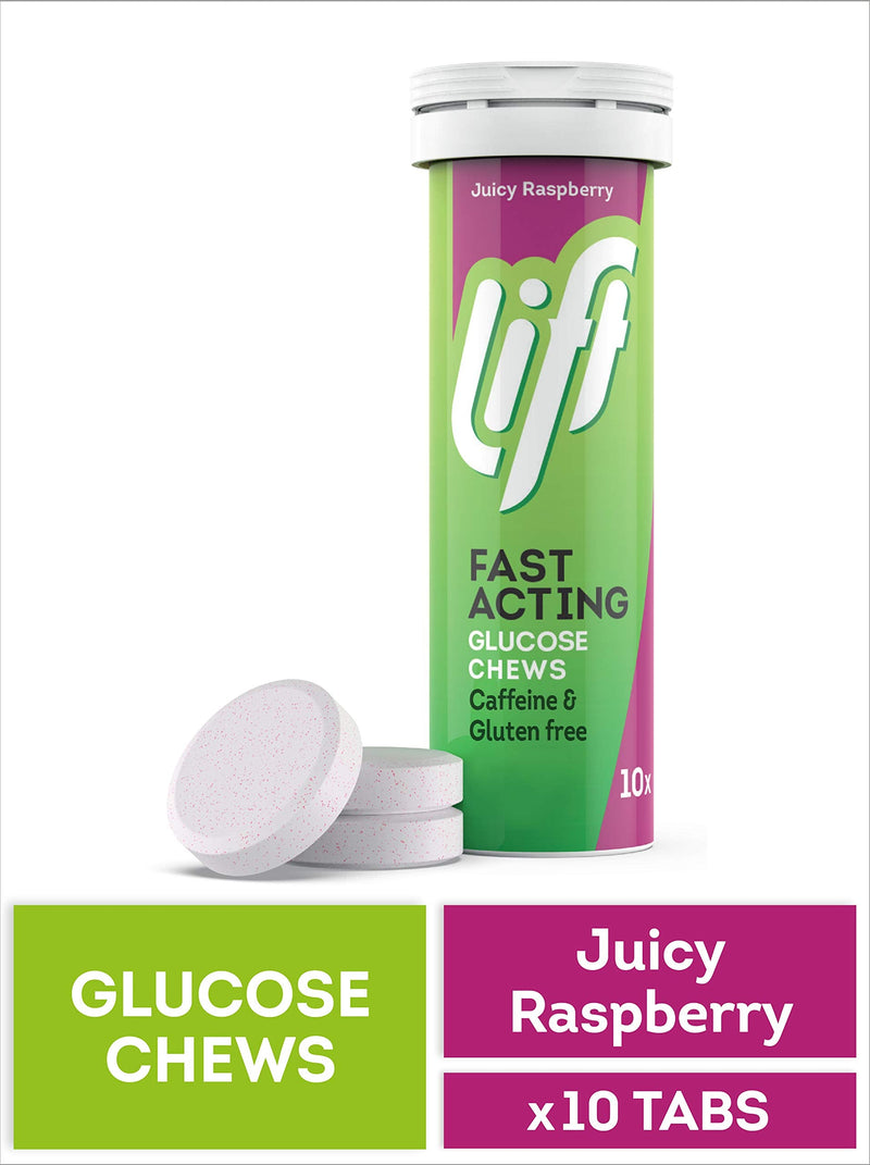 [Australia] - Lift | Fast-Acting Glucose Chewable Energy Tablets | Mixed Flavours | 6 Pack of 10-Tablet Tubes 10 Count (Pack of 6) 