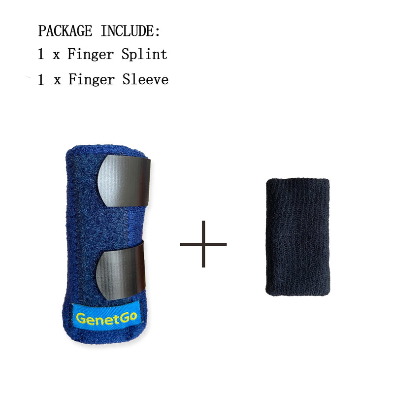 [Australia] - GenetGo Trigger Finger Splint, Mallet Finger Brace for Index, Middle, Ring Finger - Tendon Release & Pain Relief 