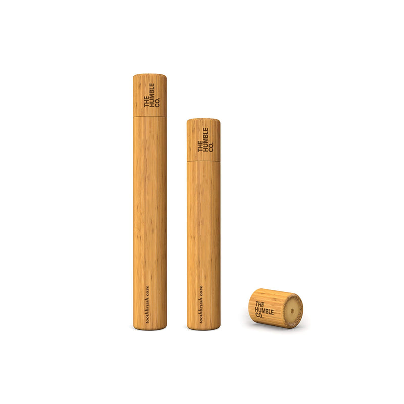 [Australia] - The Humble Co. Bamboo Toothbrush Case | for Adults | Biodegradable, Eco-Friendly, Vegan for Your Everyday Oral Care, Dentist Approved (1 Pack) adulto 