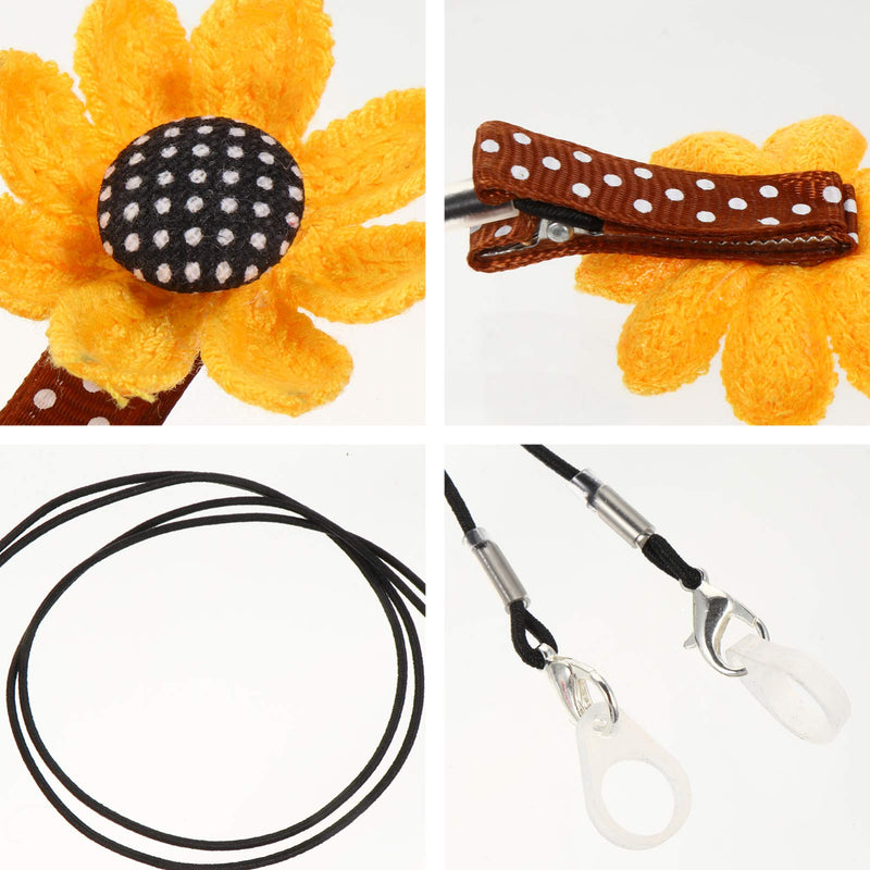 [Australia] - Scicalife Kids Hearing Aid Clip Cute Flower Anti Lost Lanyard BTE Protector Security Clip Strap for Children 