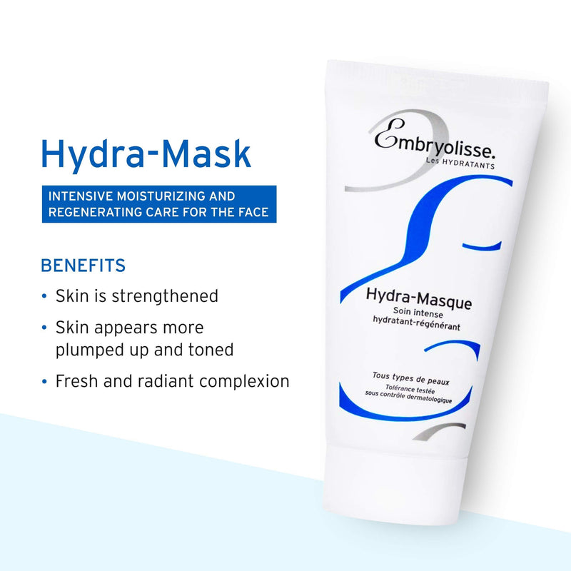 [Australia] - Embryolisse Les Hydratants Hydra Mask for Smoothening, Moisturizing, All Skin Type, Paraben Free, 60 ml 60 ml (Pack of 1) 