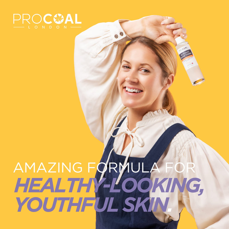 [Australia] - New Glycolic Glow Toner 5% with Vitamin C & Aloe Vera by Procoal - Pore Minimizer, Brightening & Exfoliating Skin Toner for Face, Glow Tonic for Face, 100% Recyclable Packaging, Vegan, Made in UK 