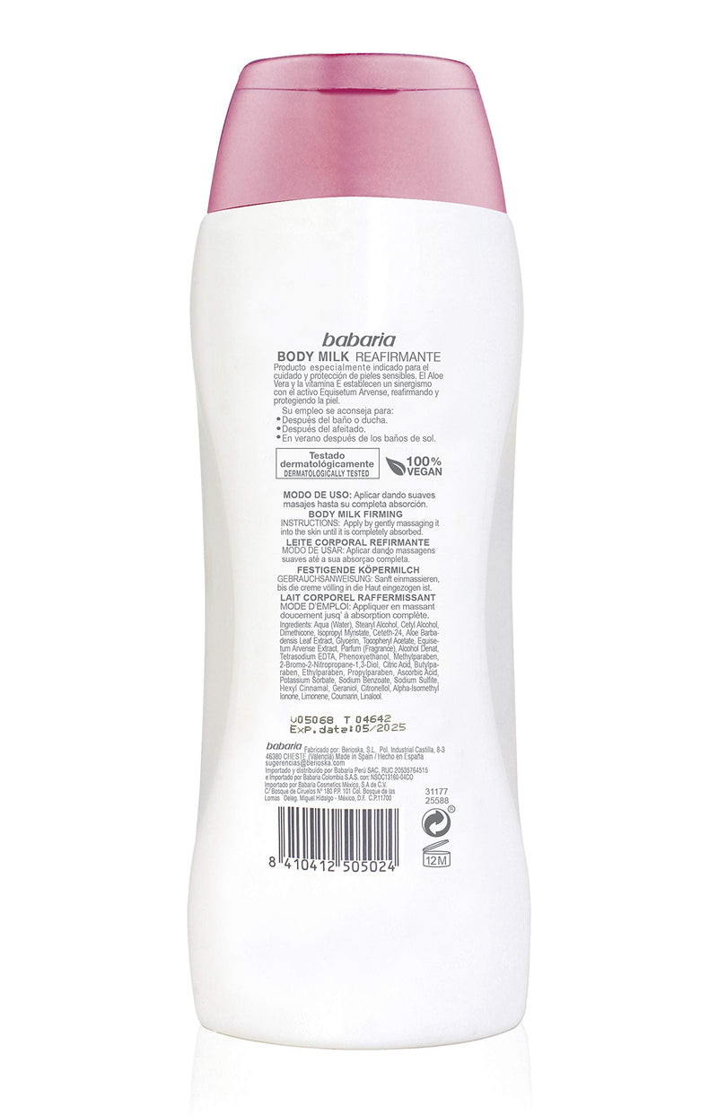 [Australia] - Babaria Firming Body Milk 500ml 500ml 