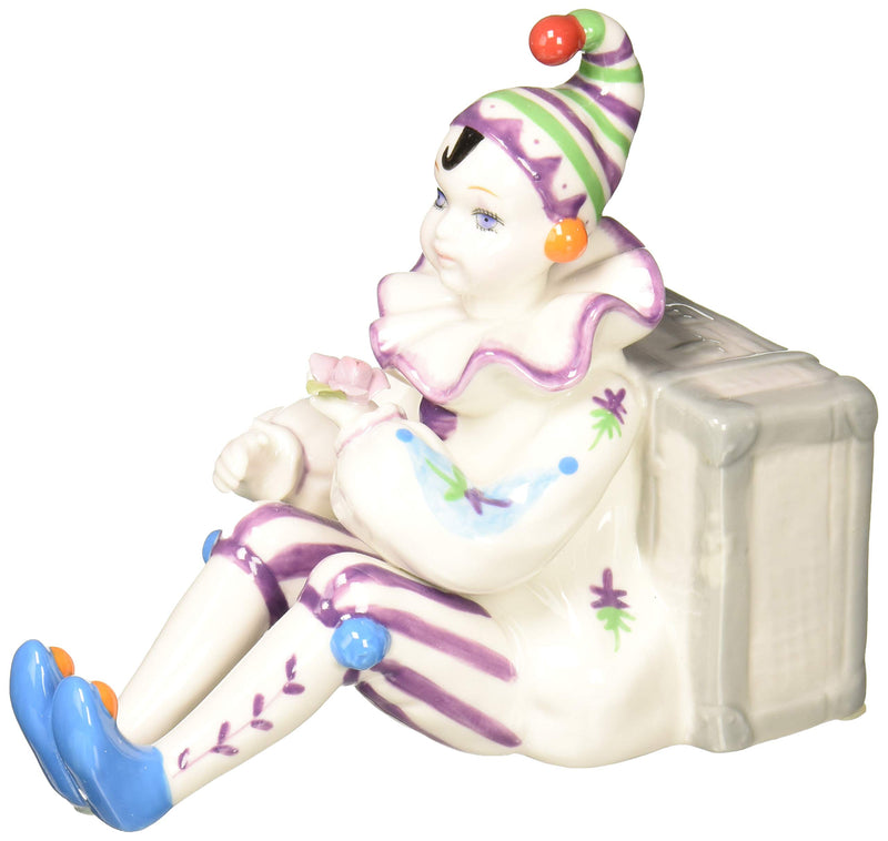 [Australia] - Cosmos Gifts 20932 Clown Sit by Luggage Music Box, Brown 