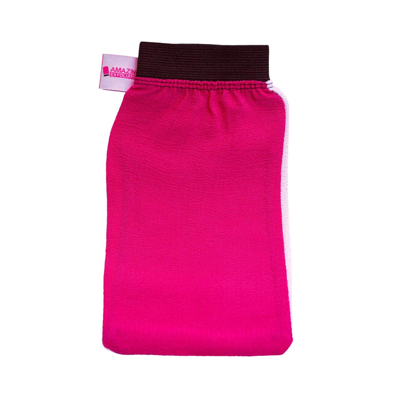 [Australia] - GLMR Works Exfoliating Mitt Korean/Moroccan Kessa Style Amazing Exfoliator Glove For Face & Body | Double Sided Viscose Rayon For Light And Strong Exfoliation | Effortlessly Peels Away Dead Skin Cells 