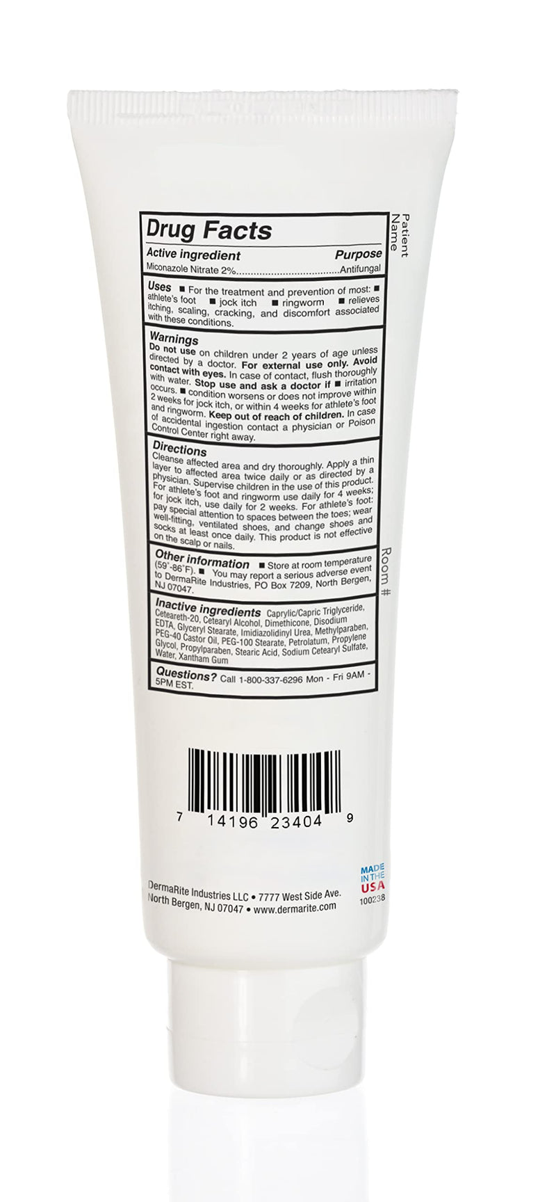 [Australia] - DermaFungal Antifungal Cream - Treats and Prevents Most Athlete’s Foot, Jock Itch, and Ringworm - 2% Miconazole Nitrate – 2 Tubes, 3.75 oz Each 3.73 Ounce (Pack of 2) 